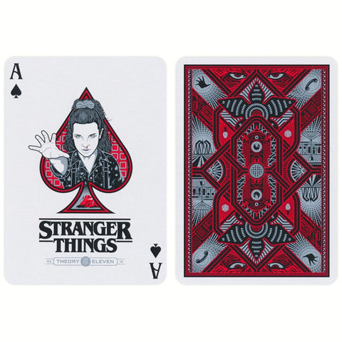 Stranger Things Playing Cards Poker Size USpcc Made In USa Theory 11 Netflix NEW