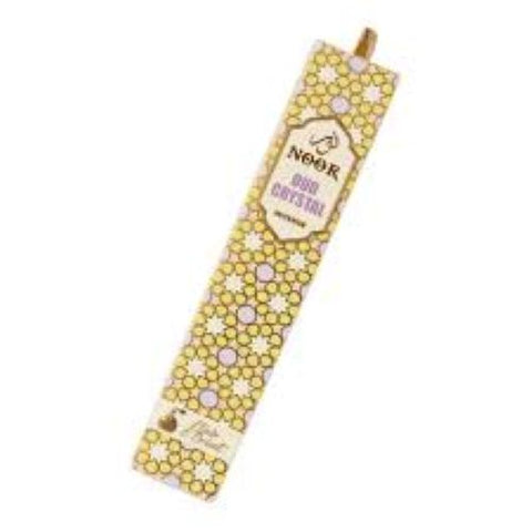Noor Oud Incense Crystal 15g Premium Agarwood Scent Sticks Made in India
