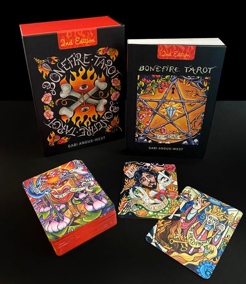 Bonefire Tarot Cards Deck 2Nd Edition Gabi Angus-West Schiffer Publishing Sp172