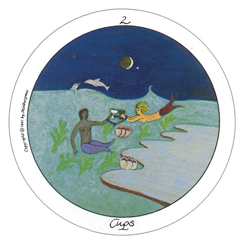 Mini Motherpeace Round Tarot Deck Esoteric Telling US Games Systems NEW