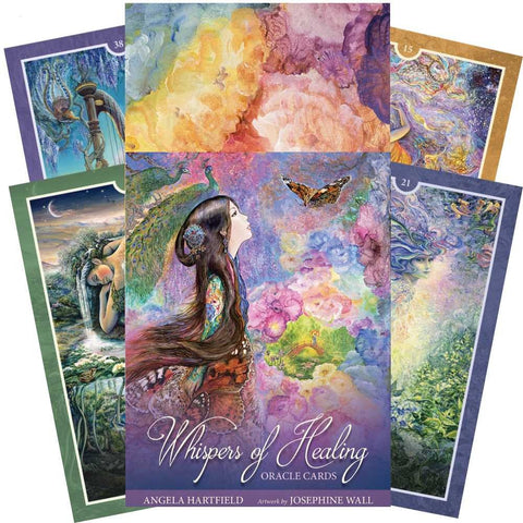 Whispers Of Healing Oracle Deck Cards Esoteric Fortune Telling Blue Angel