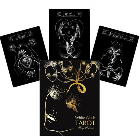 White Witch Tarot Cards Deck Book Schiffer Publishing Maja D'Aoust NEW