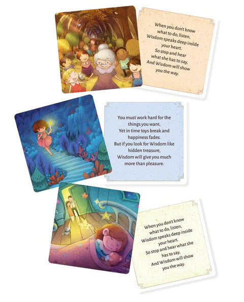 Wisdom For Wee Ones Interpretation Of Proverbs Cards Schiffer Publishing NEW