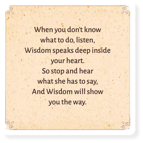 Wisdom For Wee Ones Interpretation Of Proverbs Cards Schiffer Publishing NEW