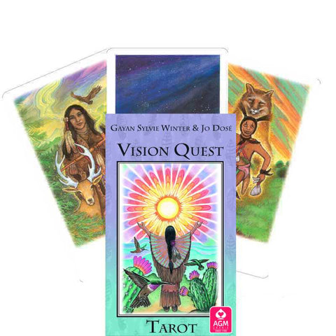 Vision Quest Tarot Cards Deck By Gayan Sylvie Winter Esoteric Agm 1067012591