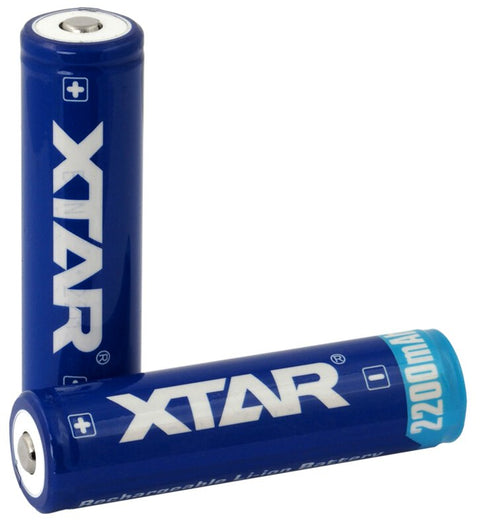 3.6V Rechargeable Battery for Flashlights β Xtar 2200mAh, High Capacity