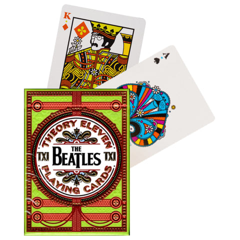 The Beatles Playing Cards Deck Theory 11 Green Magic Tricks Quality USa NEW