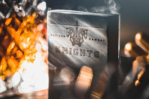 Ellusionist Knights Playing Cards White & Gold Deck Madison Ramsay Magic NEW