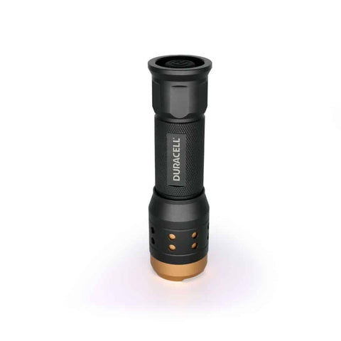 Duracell Aluminum Focusing Led Flashlight 350 Lumens + 3 Aaa Batteries Included
