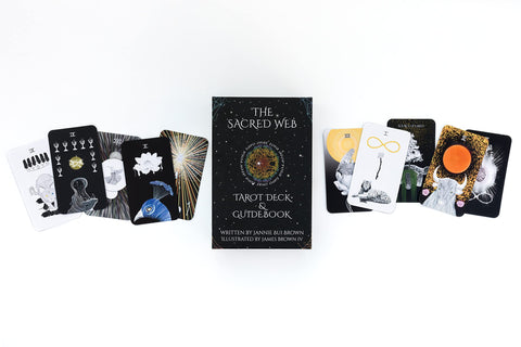 The Sacred Web Tarot Cards Deck & Guidebook Harper One By Jannie Bui Brown NEW