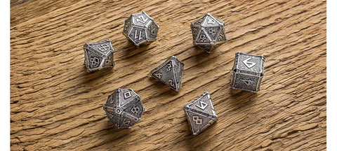Metal Mythical Dice Set Epic Stories Mythic Age Playing Games Q-Workshop NEW