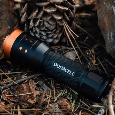 Duracell Aluminum Focusing Led Flashlight 350 Lumens + 3 Aaa Batteries Included