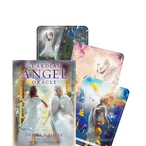 Guardian Angel Oracle Cards Deck Guide Debbie Malone Psychic Expert Rockpool NEW