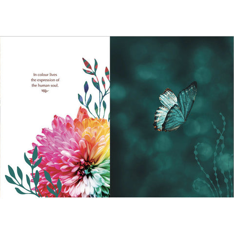 Colour Healing Journal Inna Segal Writing Create Notebook Lined Blue Angel NEW