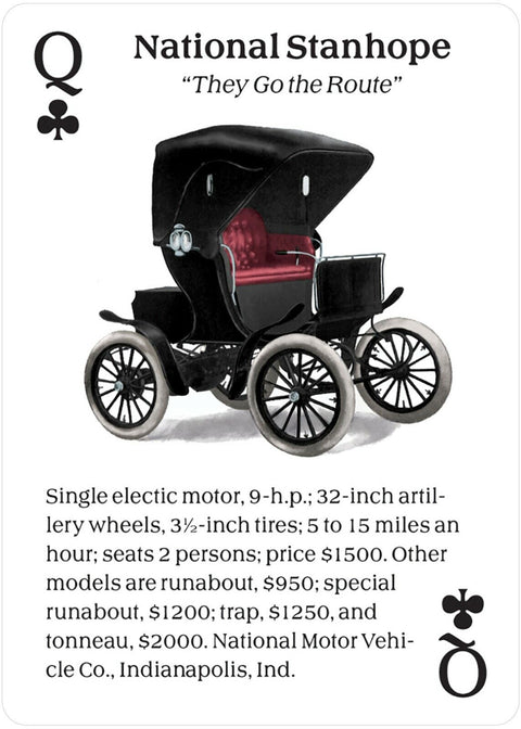 Turn Of The Century Motor Cars Playing Cards Deck US Games Systems NEW