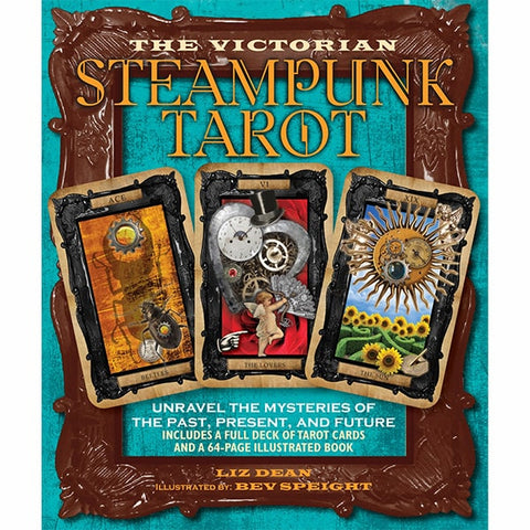 The Victorian Steampunk Tarot Cards & Illustrated Book Cico Books Liz Dean