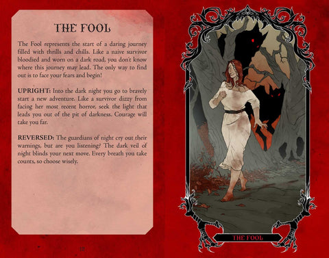 Horror Tarot – 78 Card Deck with Guidebook for Dark Divination
