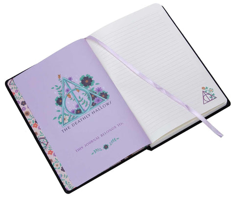 Harry Potter: Deathly Hallows Embroidered Journal Insight Editions