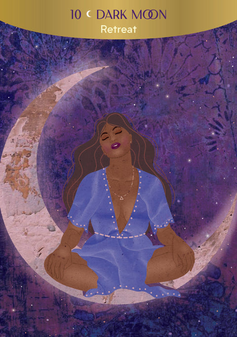 Moon Goddess Oracle Cards Deck Sacred Feminine Wisdom Rockpool Publishing Rp150