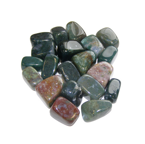 24 Large Tumble Stones - Fancy Jasper Gemstones Talisman Ancient Wisdom NEW