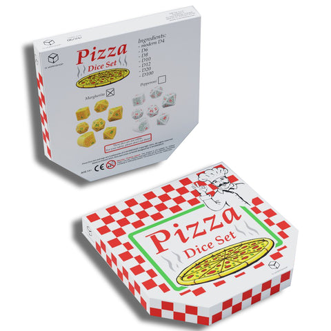 Q WORKSHOP Pizza Dice Set Margherita