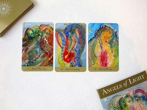 Angels Of Light Oracle Cards Deck Esoteric Welbeck Publishing Eddison Books NEW