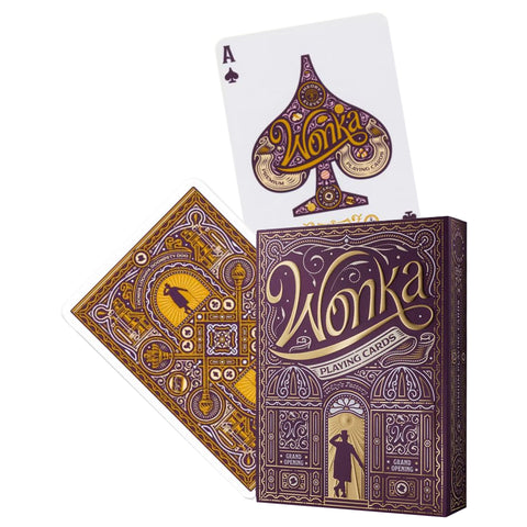 Wonka Playing Cards Premium Theory 11 Magic Tricks Chocolate Factory USpcc T1184