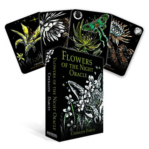 Flowers Of The Night Oracle Cheralyn Darcey Rockpool Publishing Inspiration NEW