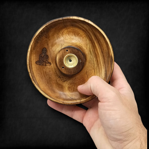 Incense Stick & Cone Burner Disc - Buddha Ancient Wisdom