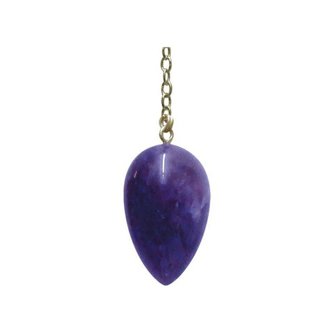 Classic Amethyst Pendulum Lo Scarabeo Purple Silver Chain Dowsing Divination NEW