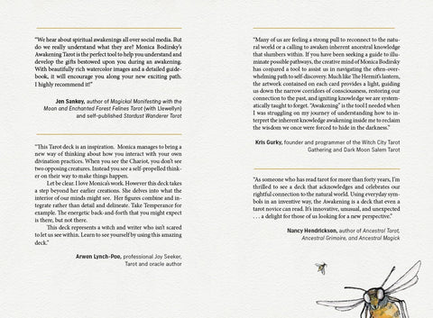 The Awakening Tarot Cards Deck An Elemental Approach Schiffer Publishing Sp190