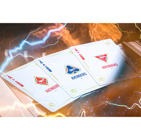Thor: Love & Thunder Playing Cards Paper Led Lights Blue Gilded Difatta Dif17