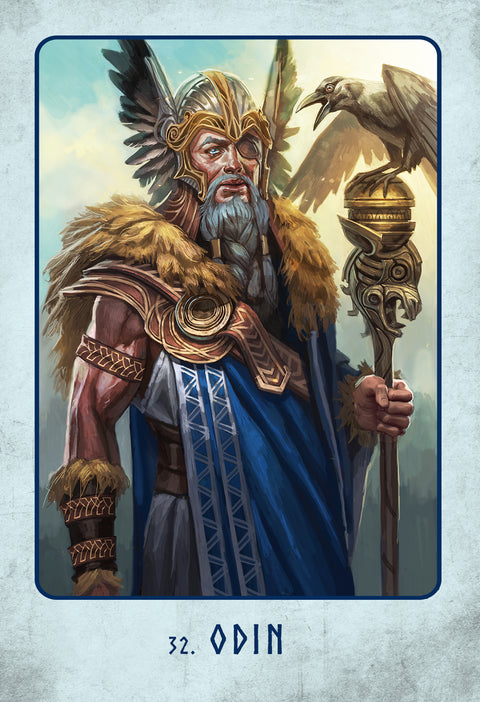 Viking Oracle Deck Cards & Guidebook Stacey Demarco Esoteric Telling Blue Angel
