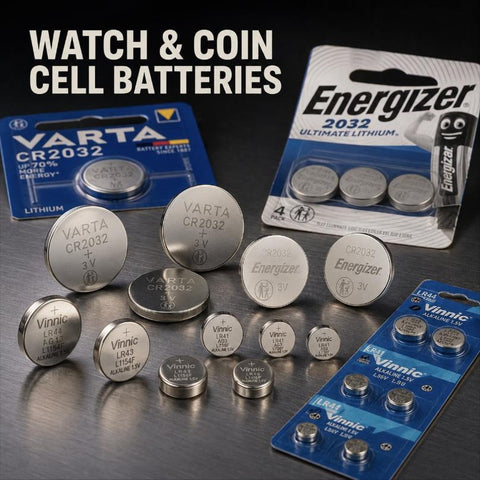 Watch & Coin Cell Batteries category banner
