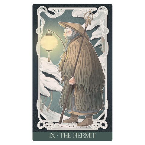 Japanese Art Nouveau Tarot Deck 78 Cards with Guidebook by Lo Scarabeo