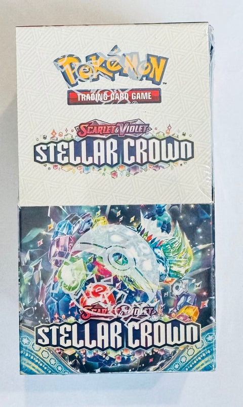 Pokémon TCG: Stellar Crown – Half Booster Box (18 Packs)