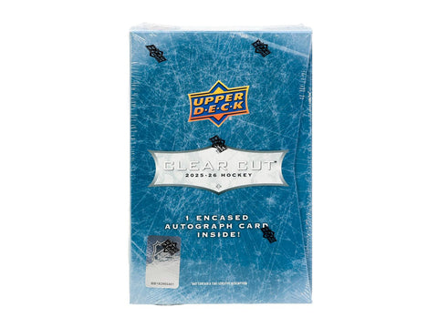 Upper Deck Clear Cut Hockey Hobby Box (2025-26)