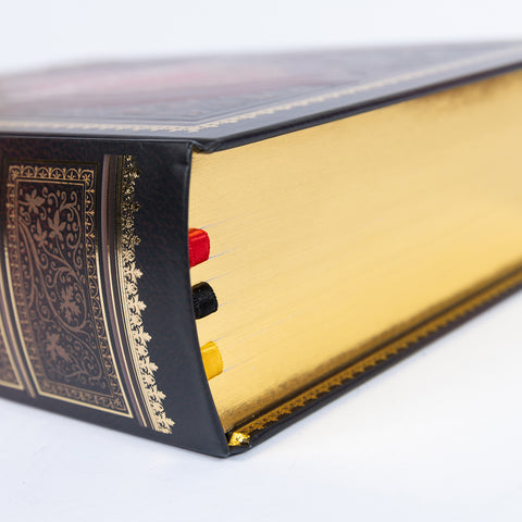 Personalized KJV Illustrated Family Bible 1600 Pages 900 Artworks Gold Hardcover
