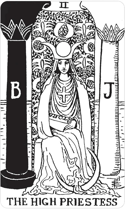 Black & White Rider-Waite Tarot Cards Deck & Guidebook US Games Systems