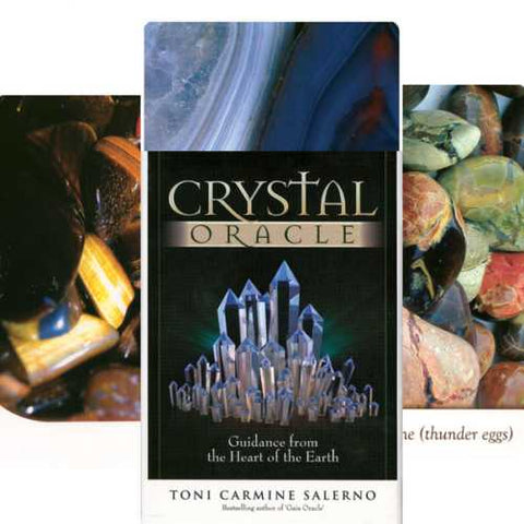 Crystal Oracle Cards Deck by Blue Angel 44-Card Set with Guidebook