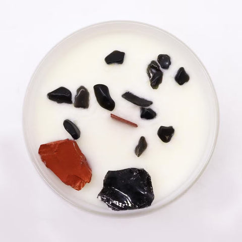 Chakra Crystal Candle - Root Chakra Ancient Wisdom