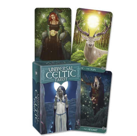 Universal Celtic Mini Tarot Cards Deck Lo Scarabeo Floreana Nativo Cristina NEW