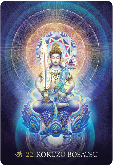 Esoteric Buddhism of Japan 44-Card Oracle Deck Okuda Blue Angel