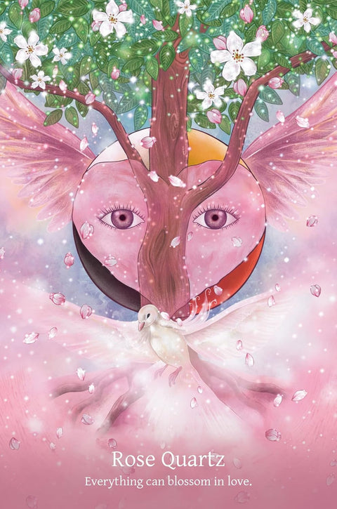 Shamanic Crystals Oracle Cards 45-Card Deck & Guidebook by Blue Angel