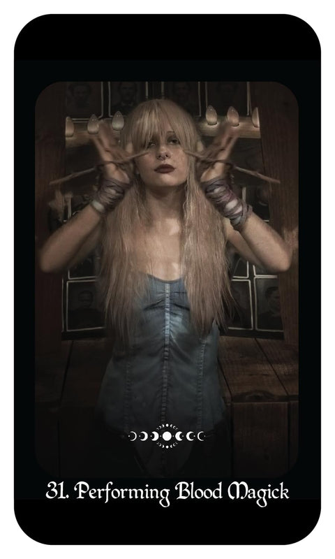 Gothic Witch's Oracle Cards Deck & Guidebook by Raven Digitalis