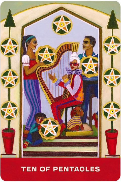 Tarot of H'Arts 79-Card Deck & Guidebook by Isabel Hayes US Games