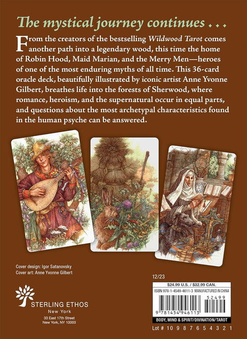 Robin Hood Sherwood Oracle Card Deck by Sterling Ethos with Guidebook