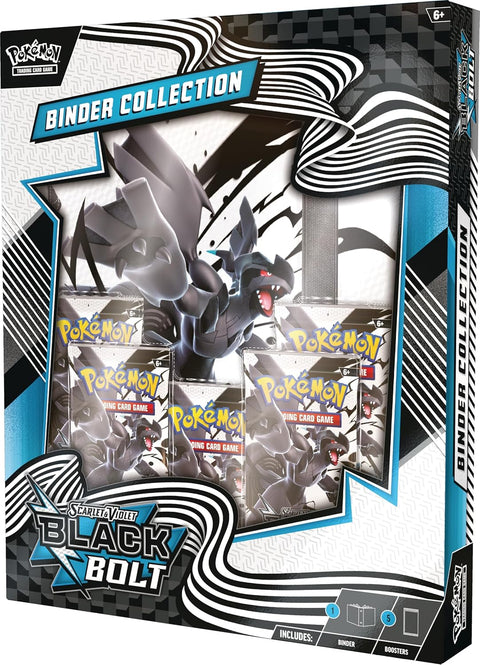 Pokemon TCG Black Bolt Binder Box 5 Booster Packs + 9-Pocket Album EN