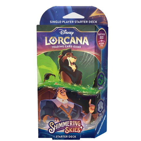 Disney Lorcana Scar & Kronk Starter Deck + Booster Pack English TCG