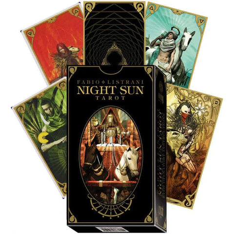 Night Sun Tarot Deck by Lo Scarabeo 78 Cards Esoteric Fortune Telling
